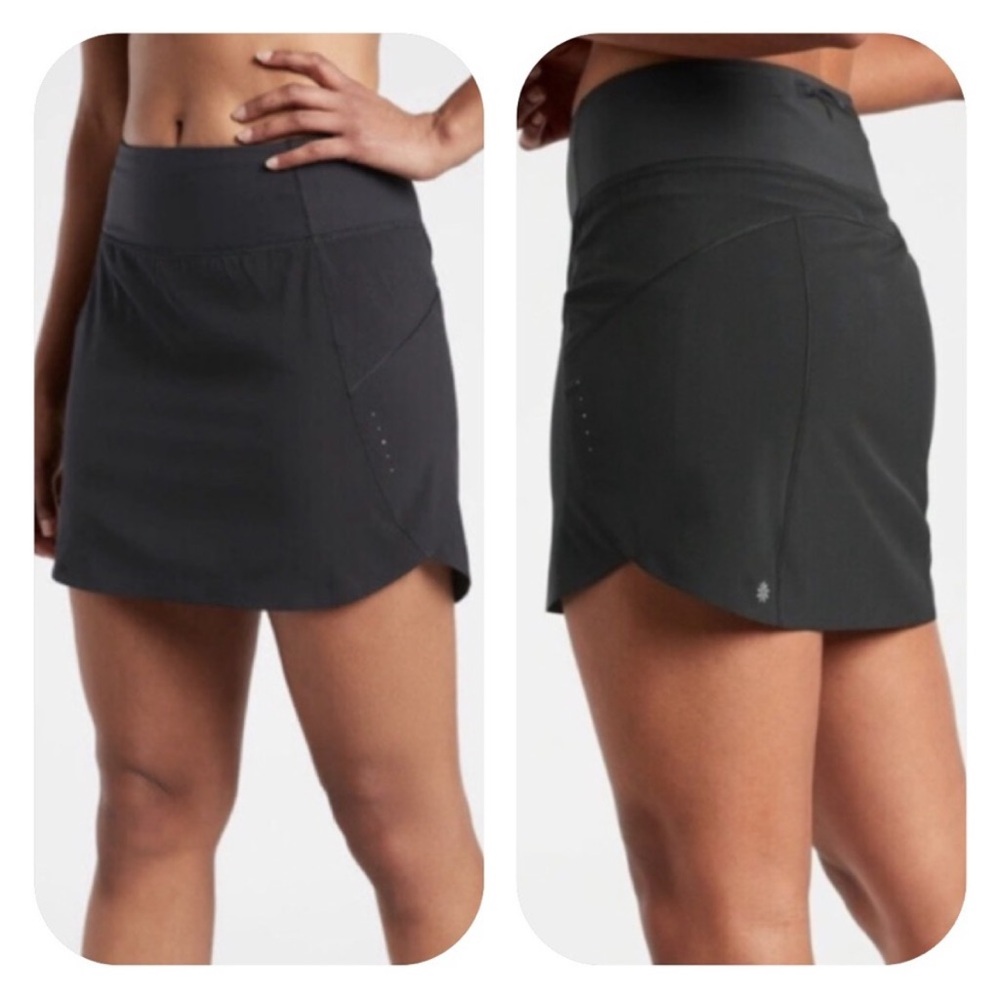 {Athleta} Run With It 16" Skort in Black - Womens Small - Picture 8 of 8